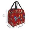 Dog Man, Petey, Lil Petey Combo Set Pack Insulated Lunch Bag for Kids School Cooler Thermal Food Box Tote Portable Lunch Boxes
