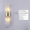Elegant Luxury Glass Wall Lamp for Living Room, Bedroom, Hotel, or Bedside - Designer Style with Personality