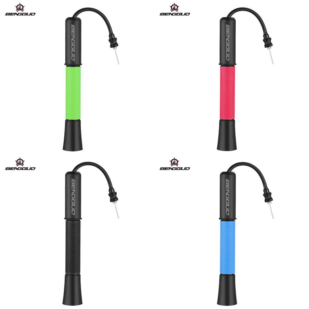 Sports Ball Pump For Basketball Football Volleyball Inflator With Needle And Nylon Material