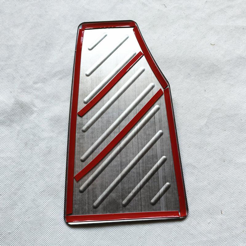 Metal Trim Foot Rest Pedal Treadle Footboard Cover for Toyota Venza Harrier XU80 Car Styling Interior Accessories