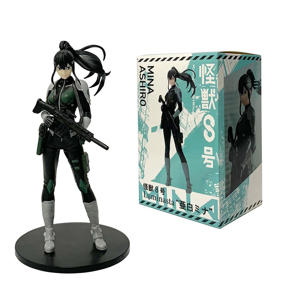 Anime Figurine Kaiju No. 8 Soshiro Hoshina Kikoru Shinomiya Kafka Figure PVC Anime Standing Posture Model Toy Gift Action Figure