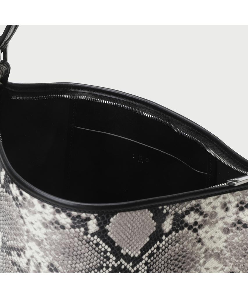 Irowomen Zyke Python Snakeskin Big Tote Bag - Black Pattern