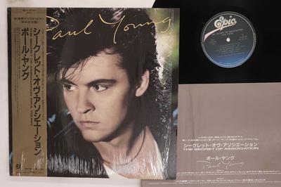 LP Record PAUL YOUNG  Secret Of Association 283P600 EPIC 1985 Japan Obi Rock Used