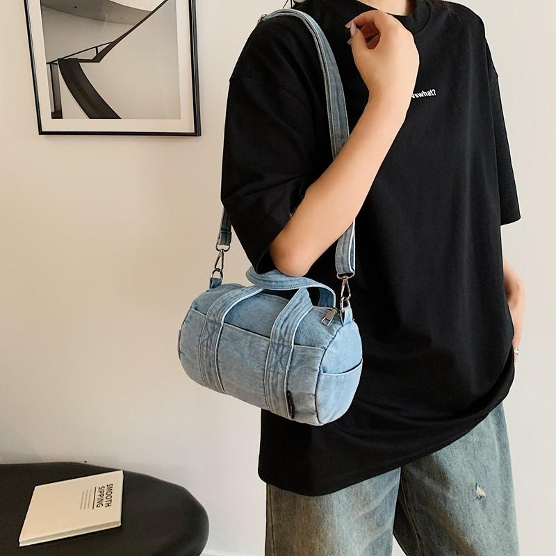 Denim Bag Women's Shoulder Bag Mother Bag Large Capacity Crossbody Bag