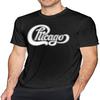 Ch-I-C-Ago Band Men's Round Neck T-Shirt Short Sleeve Top Pure Cotton T-Shirt Pullover XS