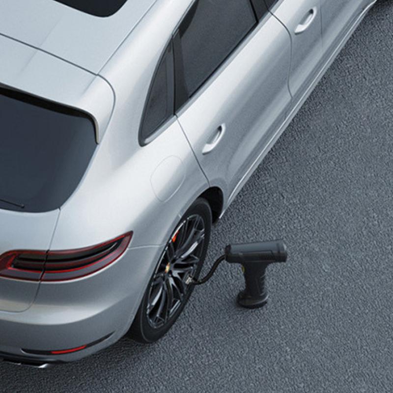 Cordless Tire Inflator 12V Portable Vehicle Tire Inflator Rechargeable Battery Car Tire Pump Auto Shut-Off Car Handheld Air Pump