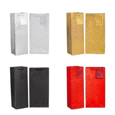 Set aus 6 Weinflaschen-Geschenktaschen Jubiläums-Weintasche für Partys und Festival-Treffen Werten Sie Ihr Geschenkerlebnis auf