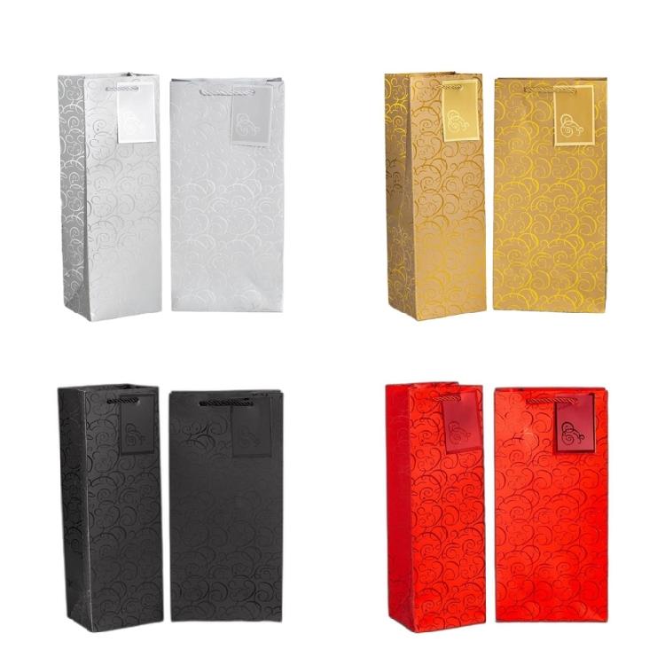 Set aus 6 Weinflaschen-Geschenktaschen Jubiläums-Weintasche für Partys und Festival-Treffen Werten Sie Ihr Geschenkerlebnis auf
