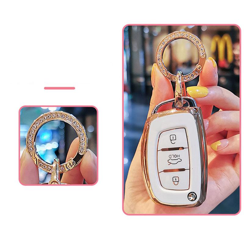 Key Cover Case For Hyundai Ix35 Grand I10 For Hyundai Elantra  Tucson Sonata Ix25 I20 Creta Santa Fe Gls Reina Key Holder