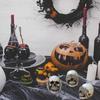 Halloween Figurine Realistic See Speak Hear Skull Human Skull Model Statue