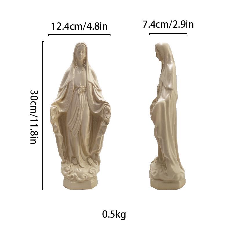 European-Style Multi-color Mexican Figurine: Resin Home Decor Statue for Entryway or Living Room