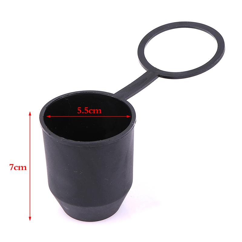 Universelle 50mm Auto Anhängerkupplung Kugelkopf Abdeckung Zubehör Langlebige Schwarze Kappe Anhängerkupplung Wohnwagen Auto Anhänger Kugelkopf Schutzabdeckung
