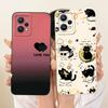 For Realme Q5 Case RMX3478 Luxury Fashion Kawaii Cute Cat Cool Painted Silicone Casing For Real me Q5 Cover