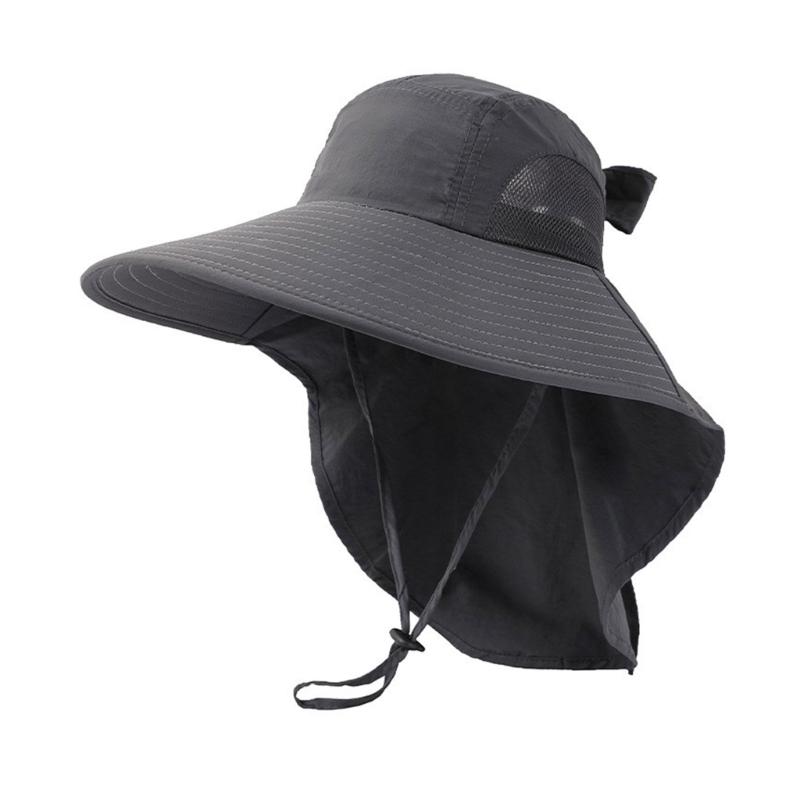 Unisex Fisherman Hat Neck Flap Bucket Hat For Girls Versatile Fashion Neck Flap Hat Bucket Hat Multiple Color