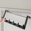Over door Coat Rack Scratch Resistance Anti Slip for Bedroom Office Wall