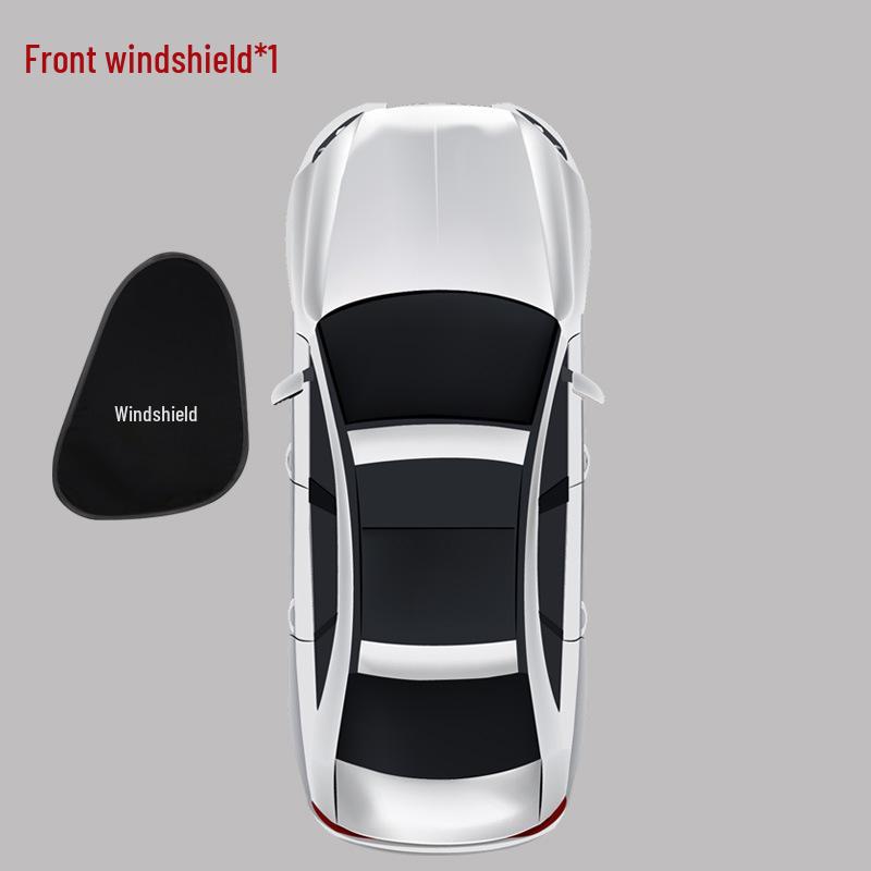 Car Window Sunshade Heat Insulation Curtain with Electrostatic Adsorption