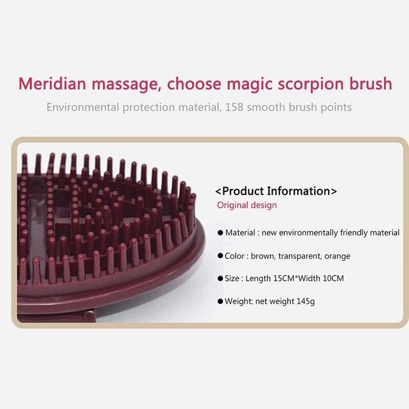 Hand Meridians Massage Brush Control Fat Reduce Fatty Group Soothing Leg And Abdominal Muscle Tension Anti-Fatigue Tool