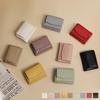 Fa&ni Women's Mini Tri-fold Wallet, Lightweight, Large Capacity, with Coin Purse, Simple, Foldable, Small, Cute