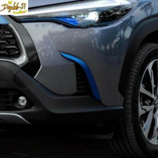 Blue Car Front Bumper Fog Light Cover Trim For Toyota Corolla Cross -