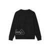 Fila Solid Color Crew Neck Sports Knitted Pullover Sweatshirt Men Sweatshirt Black F11M319202F-BK