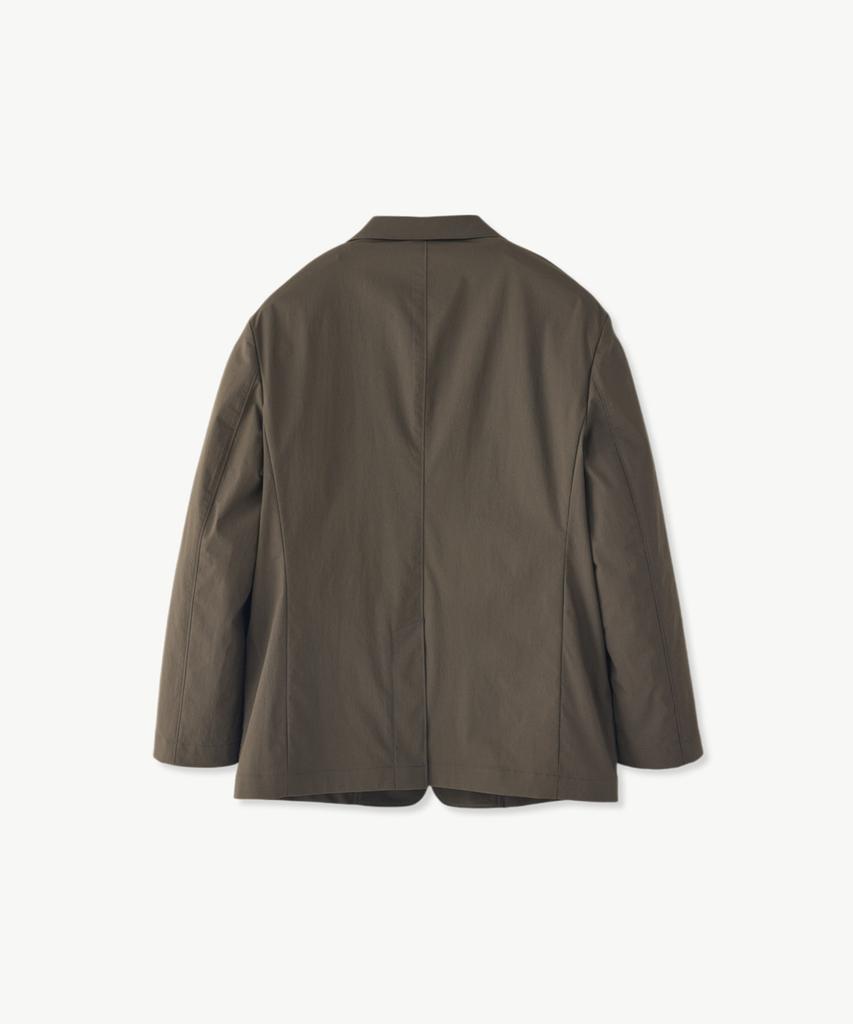 Stco [Summer] Out-Pocket Nylon Stretch Setup Jacket_Khaki (Oversized)_Sejwb72Osk