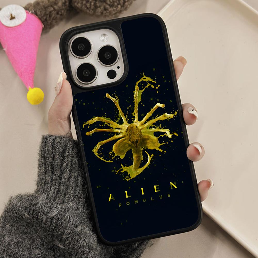 Alien Romulus Mobile Cell Phone Case for iPhone 17 16 15 14 13 12 11 Air Pro Max Plus Matte Surface Colorful Cover Luxury Cover