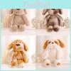 Kid Friendly Soft Dog Plush Doll With Tie Dye Effect For Bedtime And Play