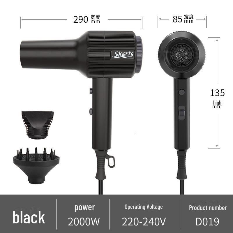 2400W Vysoce výkonný fén evropského standardu s technologií negativních iontů pro salony