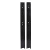 1 Pair 18 Inch   Bearing Cabinet Drawer Slider Runner Steel Slide Rails