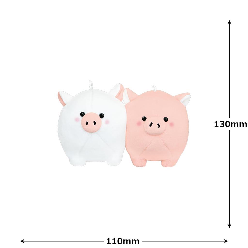 Nico Plush Keychain Pig