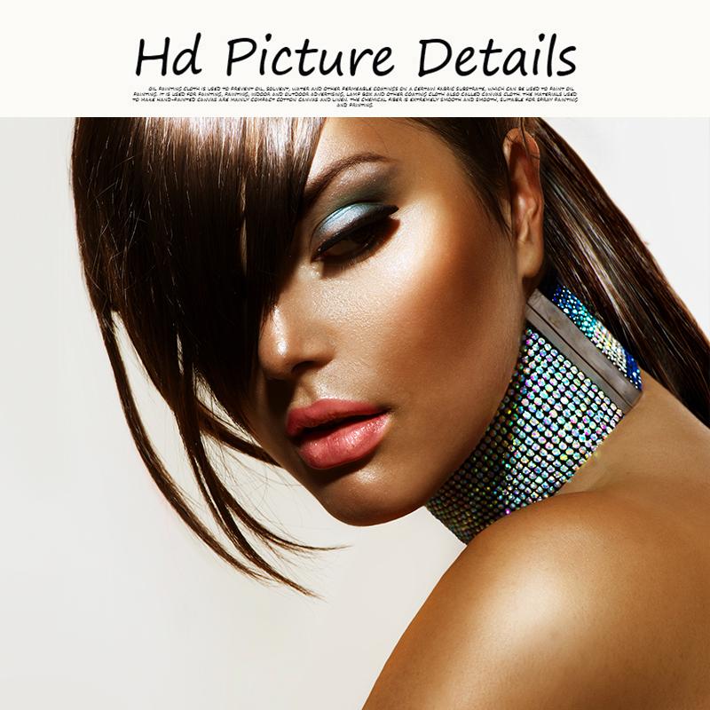 Nordic Modern African Women Painting Canvas Art Posters and Prints Scandinavian Wall Picture for Living Room Home Decor