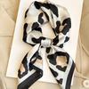 1Pc 70*70Cm Leopard Print Bandana, European And American Fashion Style, New Women Square Scarf, Casual Headband, Neck Scarf