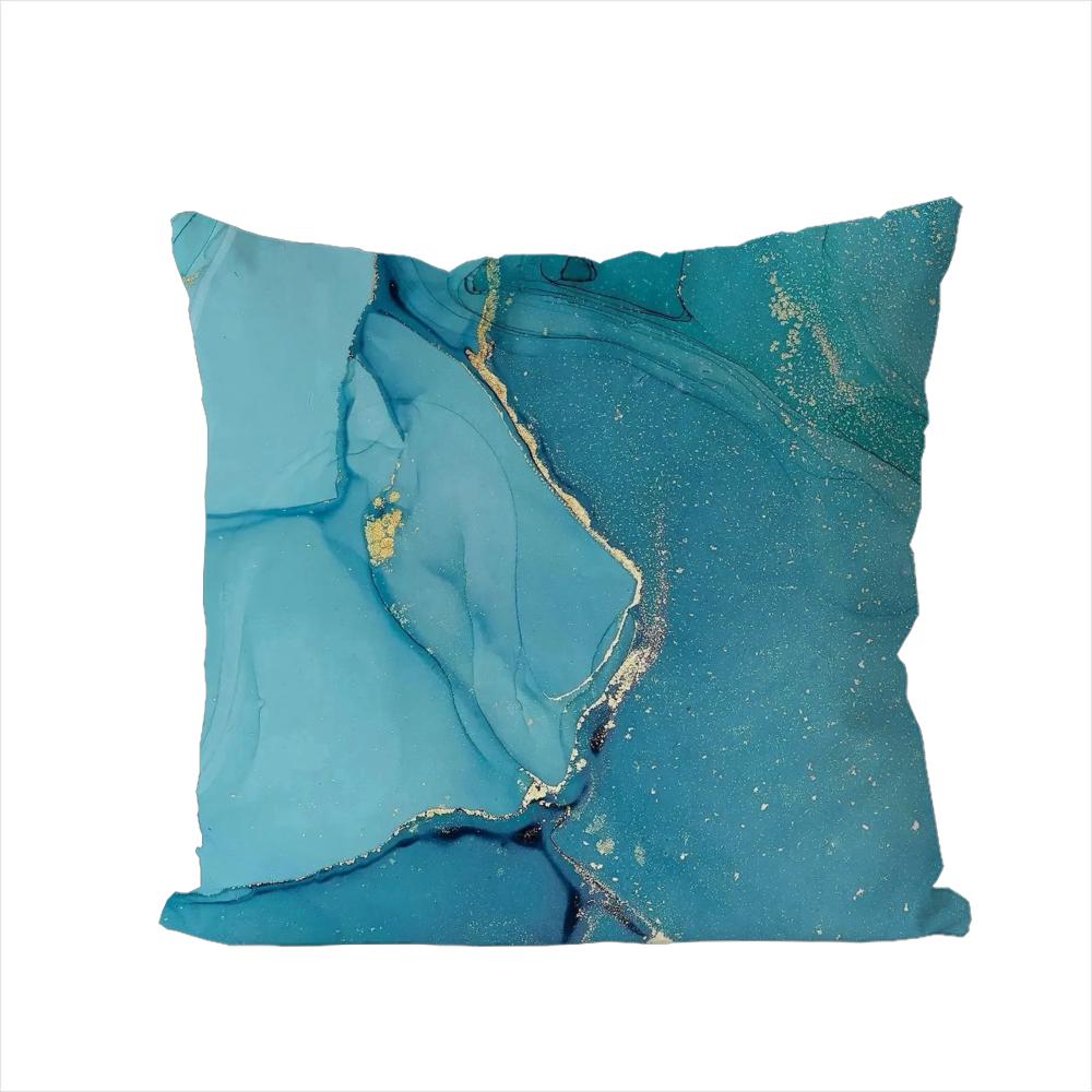 Marble Pillow Case For Car Sofa Decorative Home Doublesided Print Plush Square Throw Pillow Cushion Cover