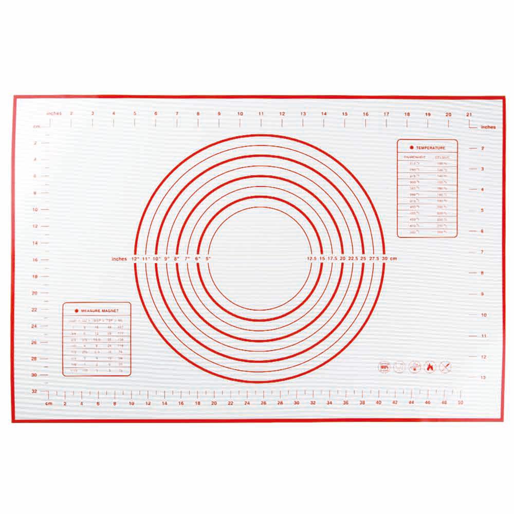 

Розкочування тіста Антипригарний силіконовий килимок Інструмент для кондитерських виробів Термостійкість Підкладка Форма для випікання