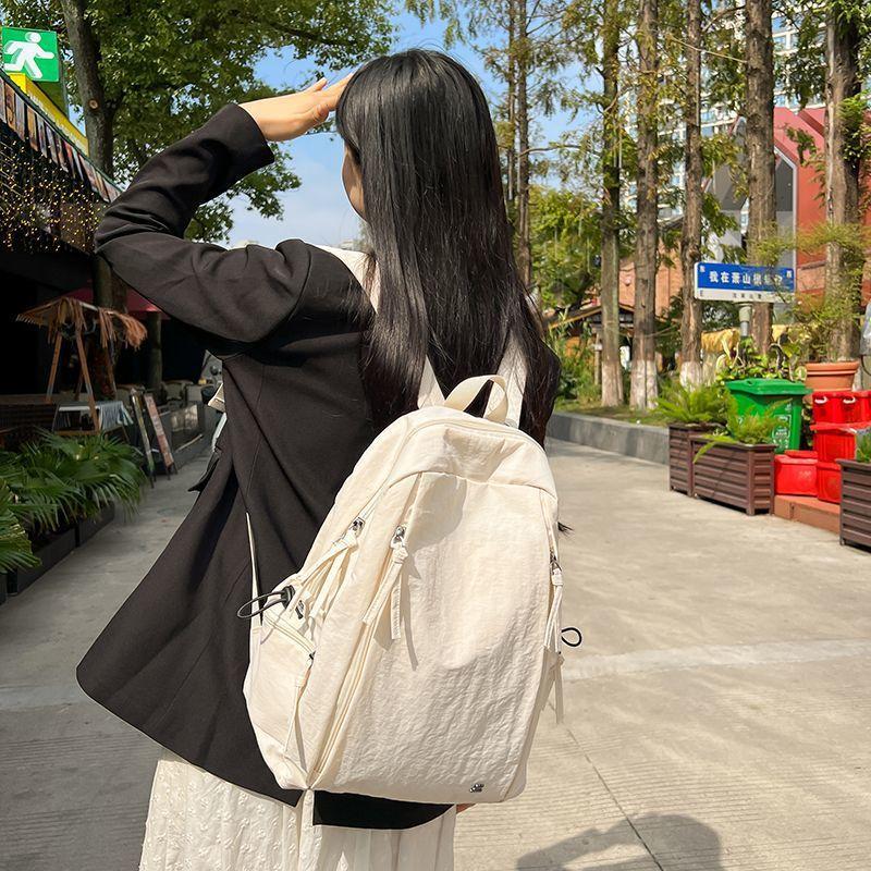 Nylon New Lightweight and Versatile Travel Schoolbag Student Large-capacity Japanese Backpack Casual Ins Backpack Going Out