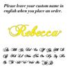 Custom Necklace for Women Personalised Cursive Letter Pendant Stainless Steel Jewelry Men Chain Choker Collar Personalizado