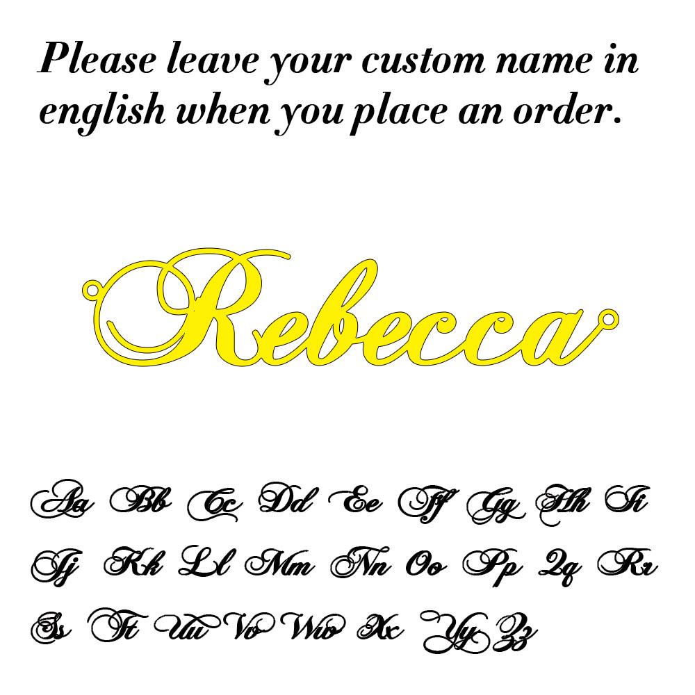 Custom Necklace for Women Personalised Cursive Letter Pendant Stainless Steel Jewelry Men Chain Choker Collar Personalizado