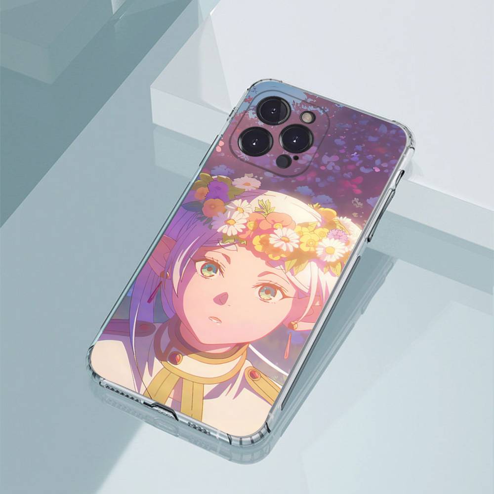 S-Sousou No F-Frieren Phone Case For iPhone12,16,11,14,13,17,15 Plus,Pro,Max,Plus,Transparent Cover