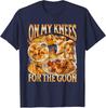 On My Knees for TheGoon Bootleg Funny Crab Rangoon Meme TShirt Ironic Gen Z Humor Y2k Aesthetic Graphic Tee Tops Novelty Gift