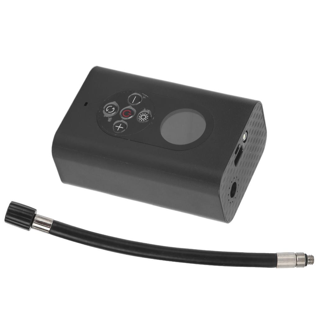 Elektrische Luftpumpe Tragbar Kabellos USB Wiederaufladbar Smart Hochdruck-Inflatorpumpe mit LCD-Anzeige LED-Licht