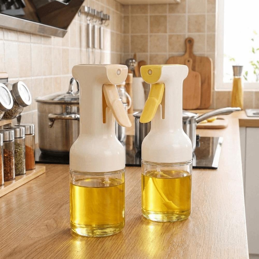 Press Atomized Oil Spray Glass Oil Mister Practical Cooking Spray Bottle  Air Fryer