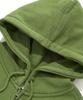 Kulte Script Chain Emb Hood Zip-UpGreen