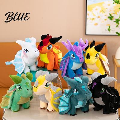Huggable Dragon Toy Flying Plush Toy Soft Winged Stuffed Animal for Room Decor Unique Gift Kids Adults Plushie