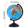 5.57in English Globe with Stand 360 Degree Rotation Geography Teaching Globe
