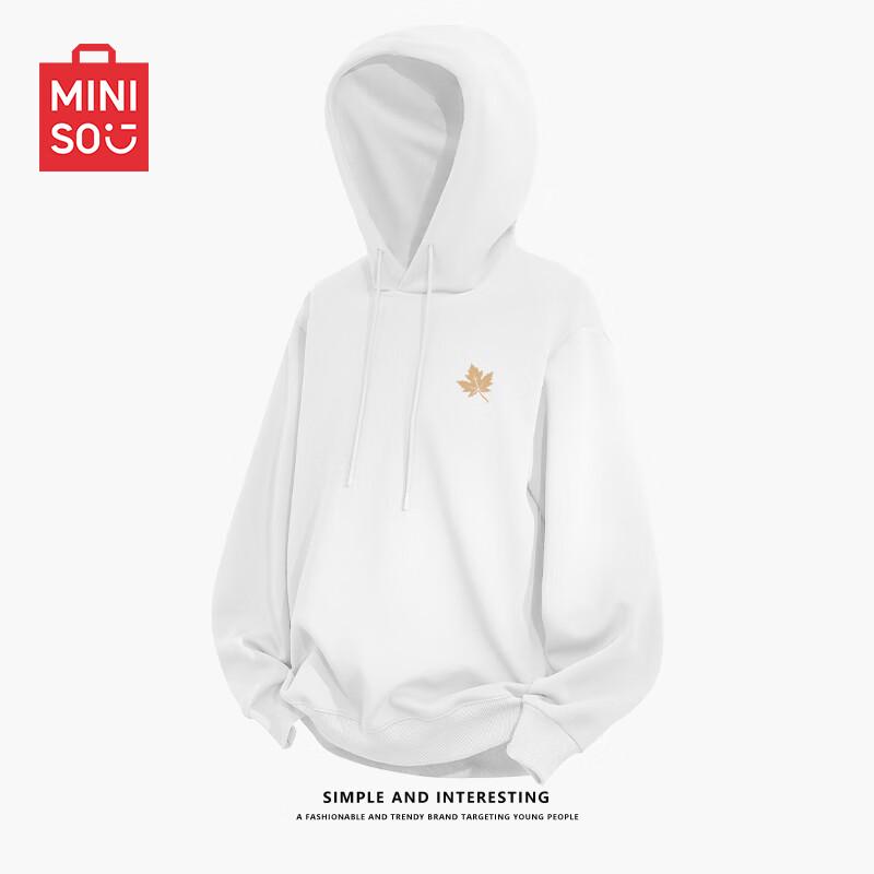 MINISO Men's Casual Loose Hooded Sweatshirt