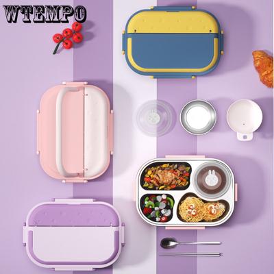 304 Stainless Steel Insulated Lunch Box, Special Compartment Lunch Box for Office Workers and Primary School Students