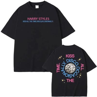 Harry Styles Kiss All The Time Disco Occasionally Album TShirt Premium Cotton Harajuku Comfortable Women and Unisex Tshirts