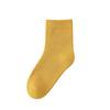 5 Paar warme und vielseitige Mid-Calf-Socken aus Fleece und mit verdickter Schlaufe für Damen im Herbst und Winter