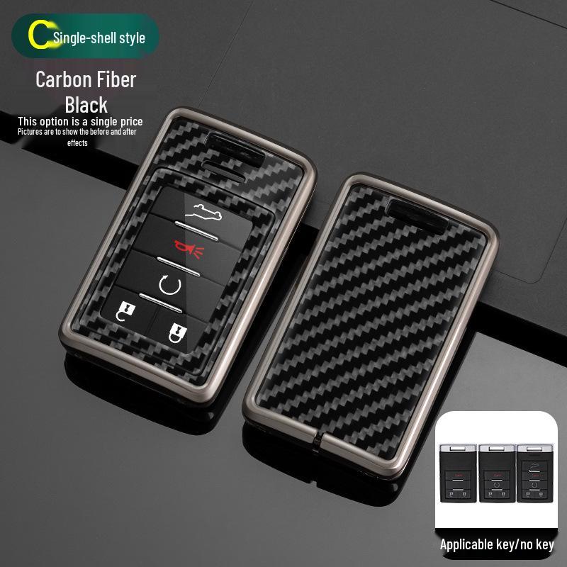 Cadillac Key Case: Fits XT5, CT5, XT6, XT4, CT ATSL, CT4, XTS - Shell Bag with Buckle