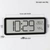 Modern Large Screen Digital Desk & Wall Clock